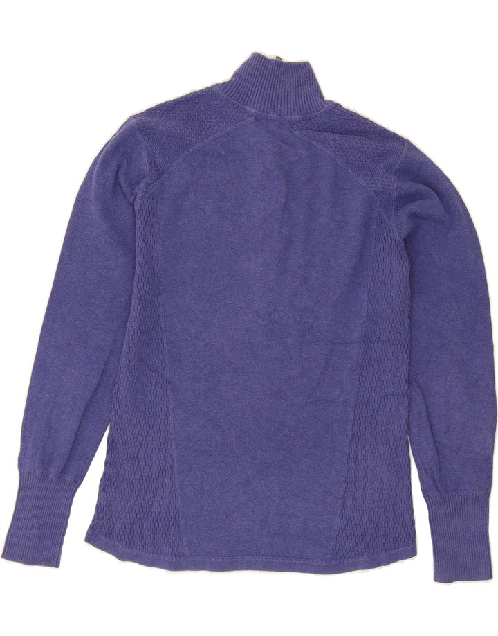 Womens Zip Neck Jumper Sweater UK 14 Large Vintage Eddie Bauer and Second-Hand Eddie Bauer from Messina Hembry 