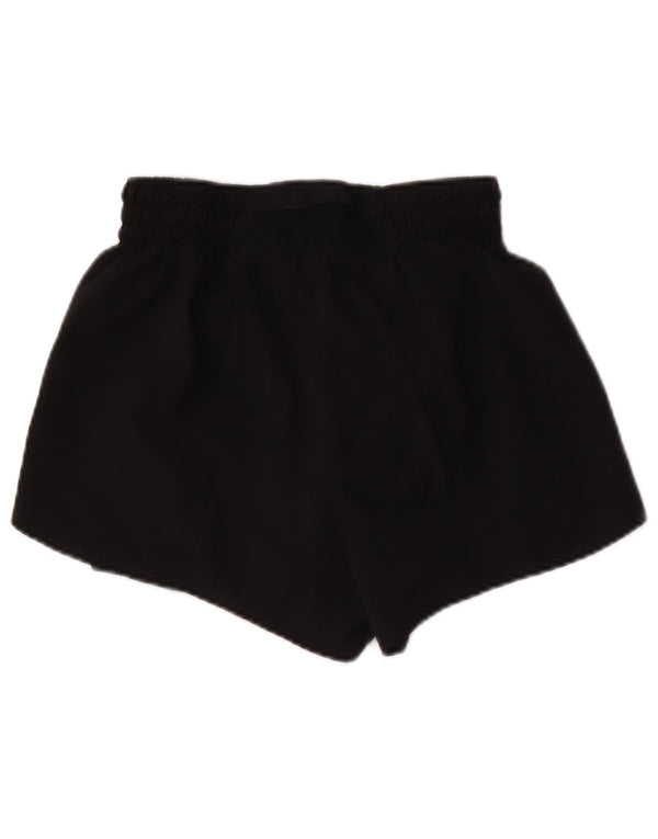 Nike Womens Dri Fit Sport Shorts UK 8 Small Black Polyester