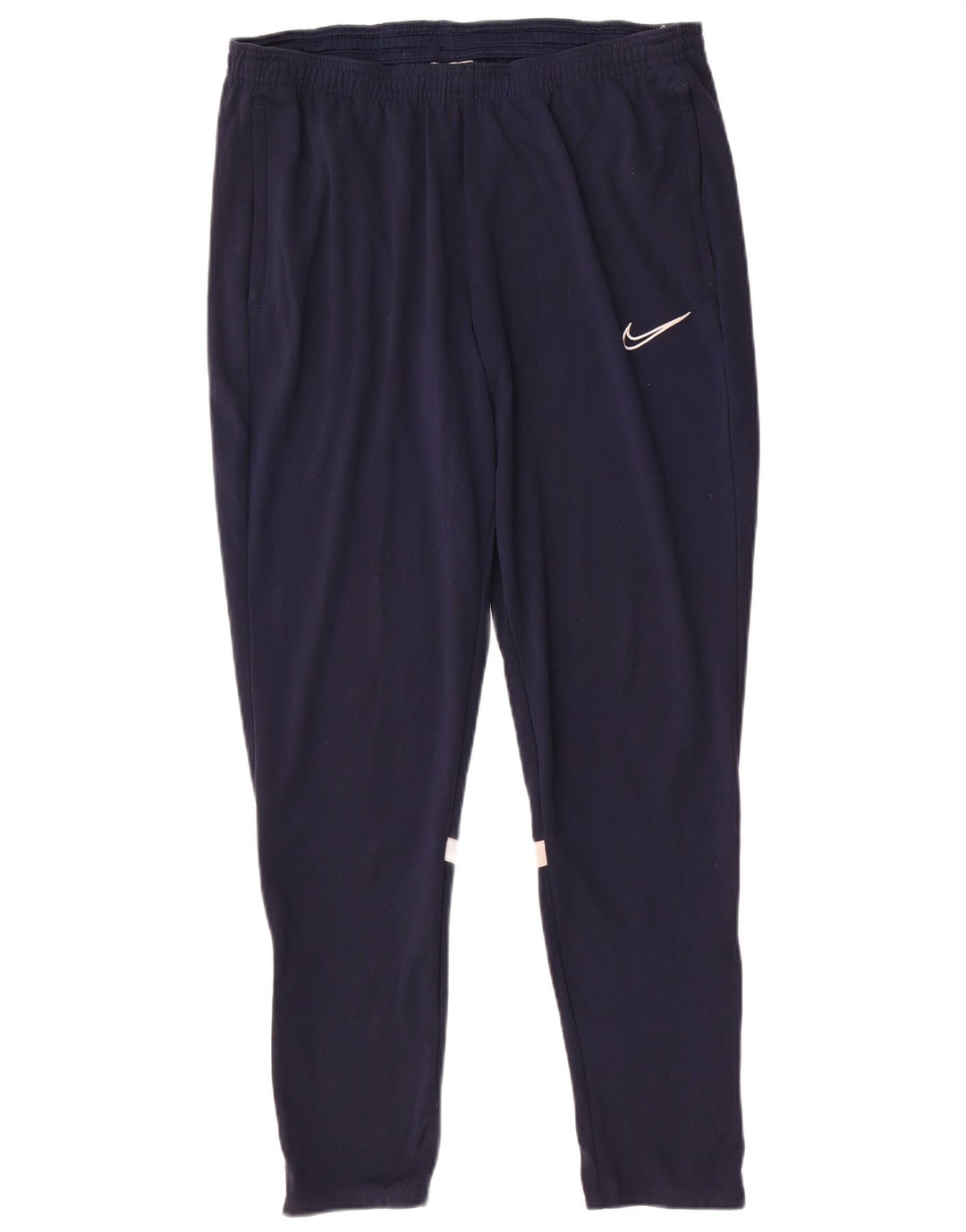 Nike Mens Dri Fit Tracksuit Trousers Medium  Navy Blue Polyester