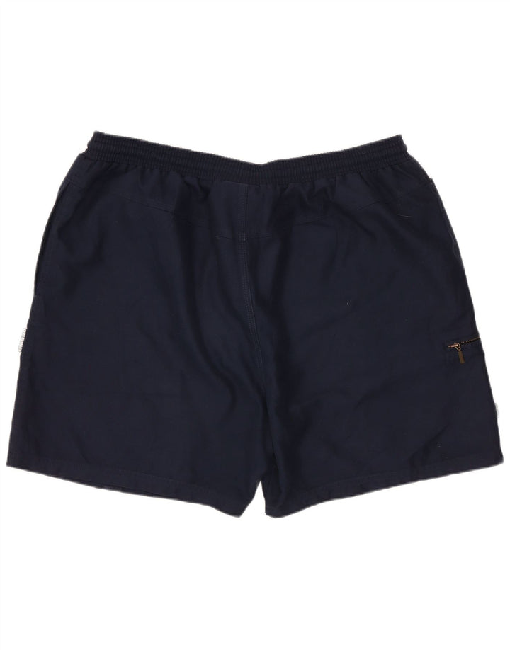 UMBRO Mens Cargo Shorts Large W34  Navy Blue Polyester