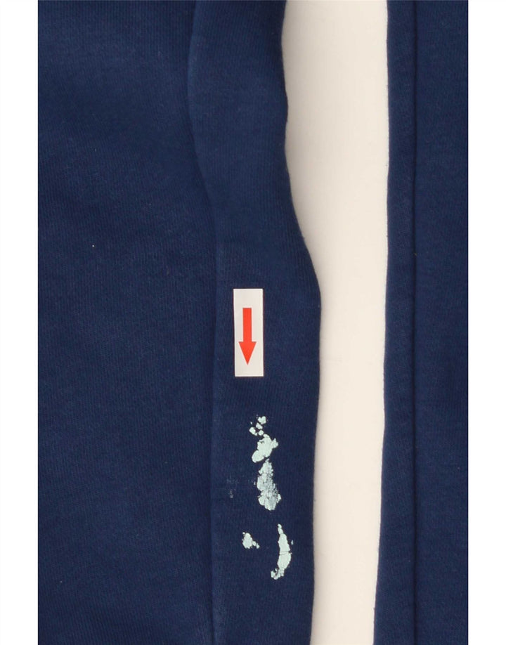 Adidas Mens Tracksuit Trousers Joggers Medium Navy Blue Cotton