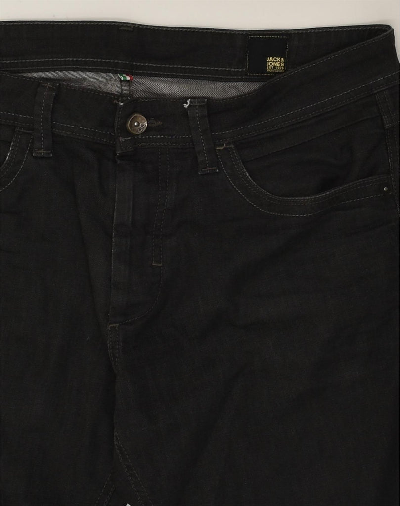 JACK & JONES Mens Straight Jeans W36 L29 Black Cotton | Vintage Jack & Jones | Thrift | Second-Hand Jack & Jones | Used Clothing | Messina Hembry 