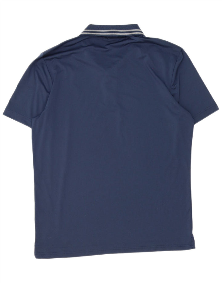Calvin Klein Mens Polo Shirt Small Navy Blue Polyester