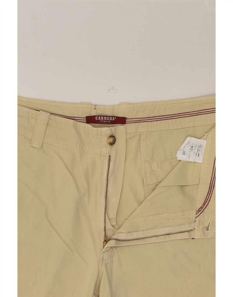 CARRERA Mens Chino Shorts W38 XL Beige Cotton | Vintage Carrera | Thrift | Second-Hand Carrera | Used Clothing | Messina Hembry 