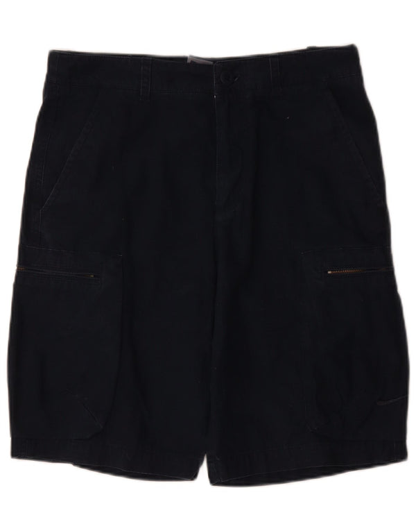 Nike Mens Cargo Shorts W30 Medium Navy Blue Cotton