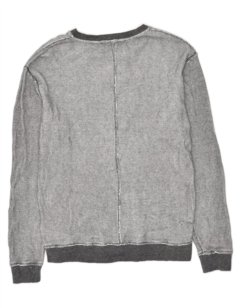 DIESEL Mens Sweatshirt Jumper Medium Grey Cotton | Vintage Diesel | Thrift | Second-Hand Diesel | Used Clothing | Messina Hembry 
