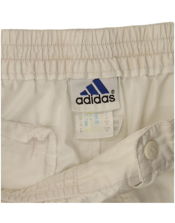 Adidas Mens Swimming Shorts Medium  White Polyester