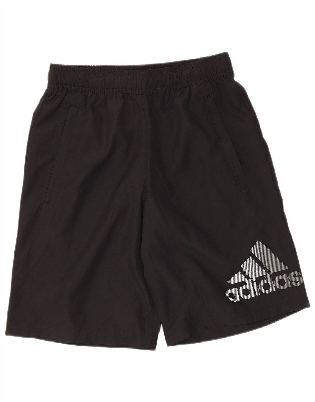 Adidas Mens Aeroready Graphic Sport Shorts Small  Black Polyester