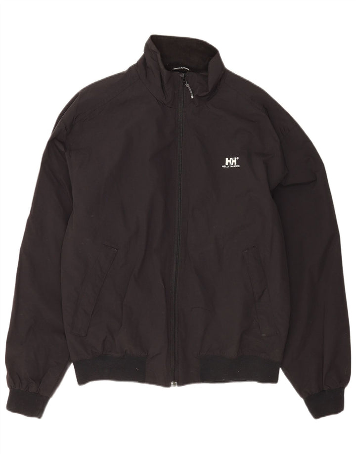 Helly Hansen Mens Bomber Jacket UK 40 Large Black Nylon