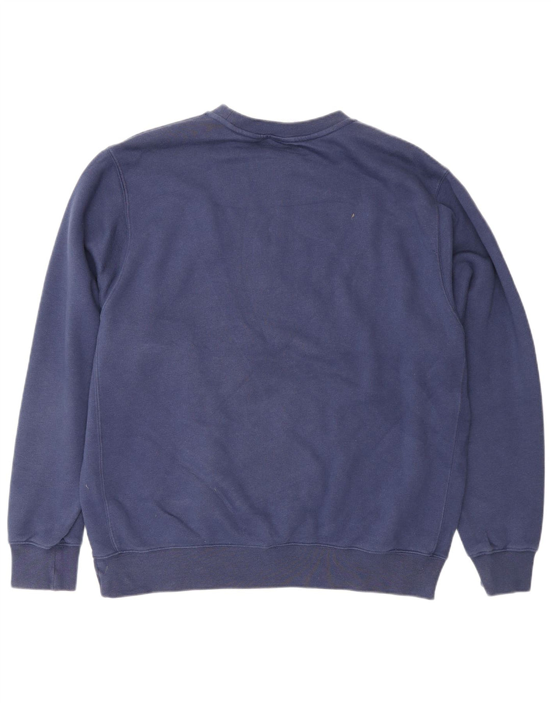 Nike Mens Sweatshirt Jumper Large Navy Blue Cotton