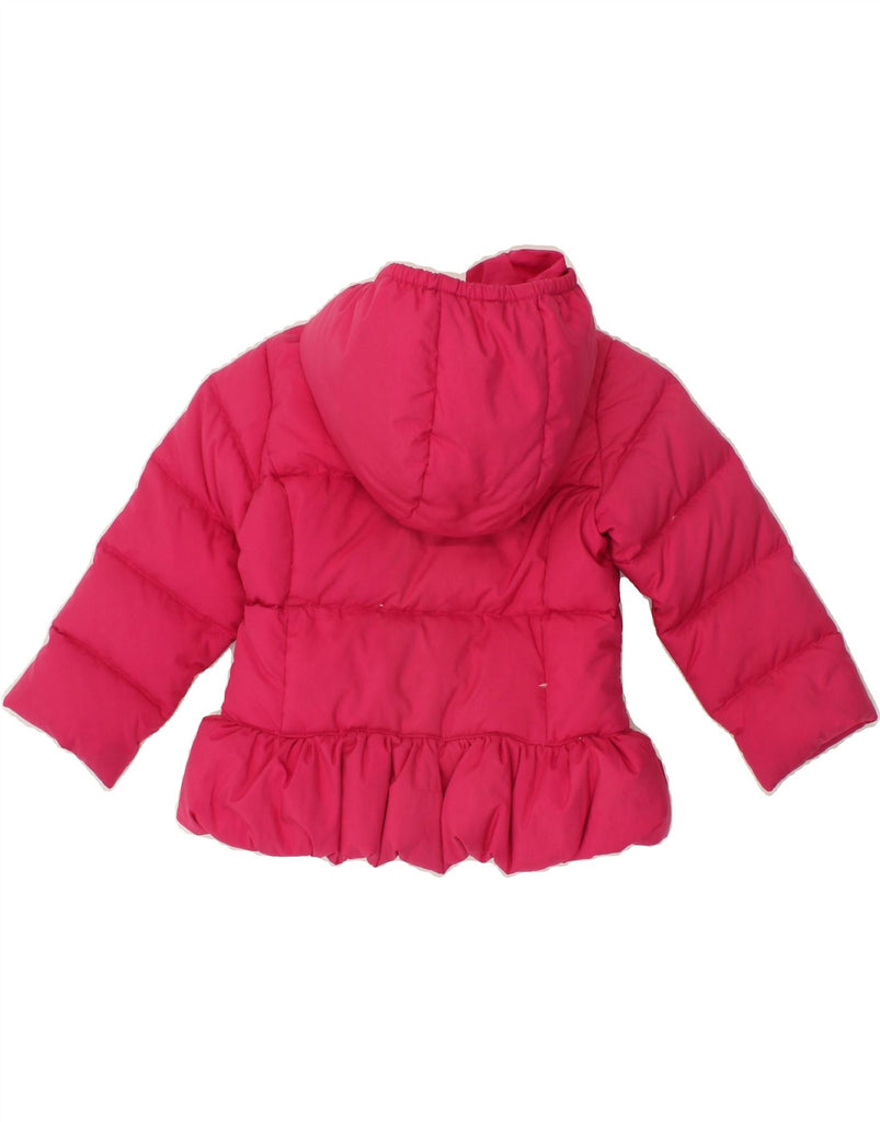 POLO RALPH LAUREN Girls Hooded Padded Jacket 3-4 Years Pink Polyester | Vintage Polo Ralph Lauren | Thrift | Second-Hand Polo Ralph Lauren | Used Clothing | Messina Hembry 