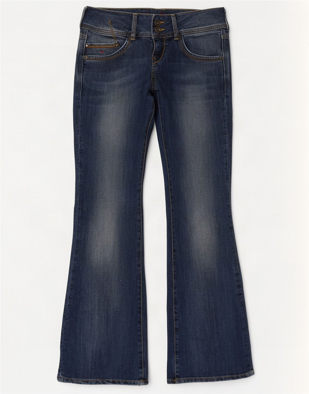 Tommy Hilfiger Womens Flared Jeans W29 L32 Blue Cotton