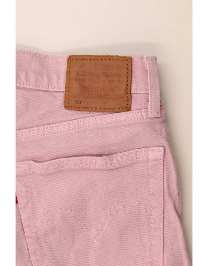 Levi's Womens 501 Straight Jeans W28 L29 Pink