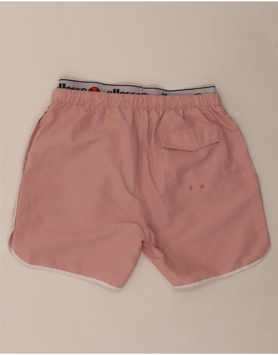 Ellesse Womens Graphic Swimming Shorts UK 12 Medium Pink Colourblock