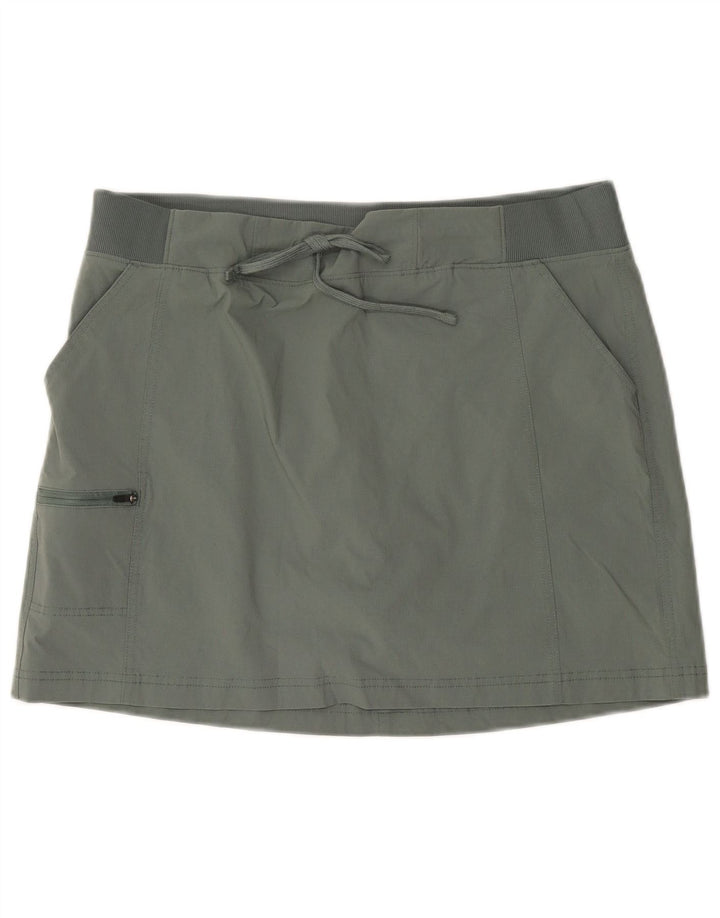 Eddie Bauer Womens Cargo Skirt XL W36  Khaki Nylon