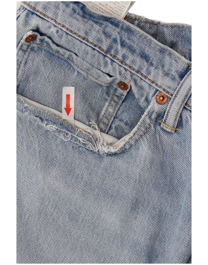 Levi's Mens 502 Tapered Jeans W36 L32 Blue Cotton