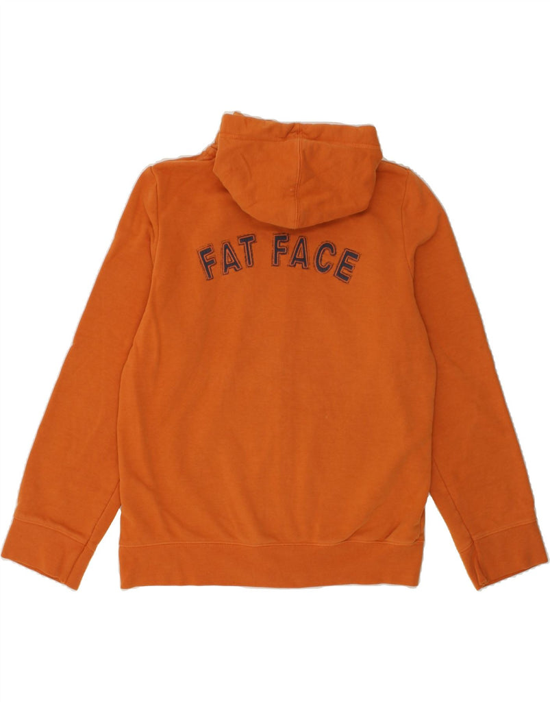 FAT FACE Womens Graphic Zip Hoodie Sweater UK 18 XL  Brown Cotton | Vintage Fat Face | Thrift | Second-Hand Fat Face | Used Clothing | Messina Hembry 