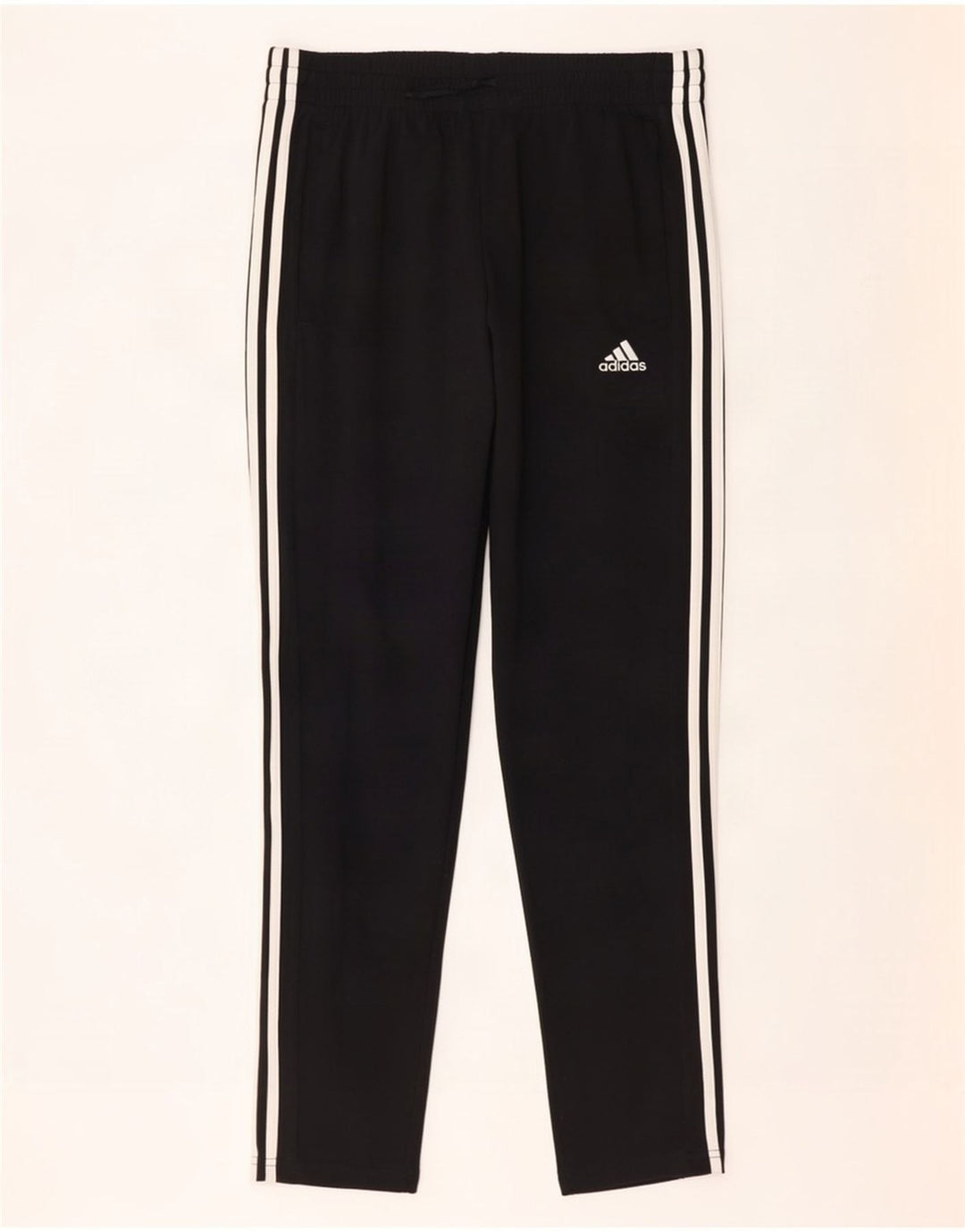 Adidas Mens Tracksuit Trousers Large Black Cotton