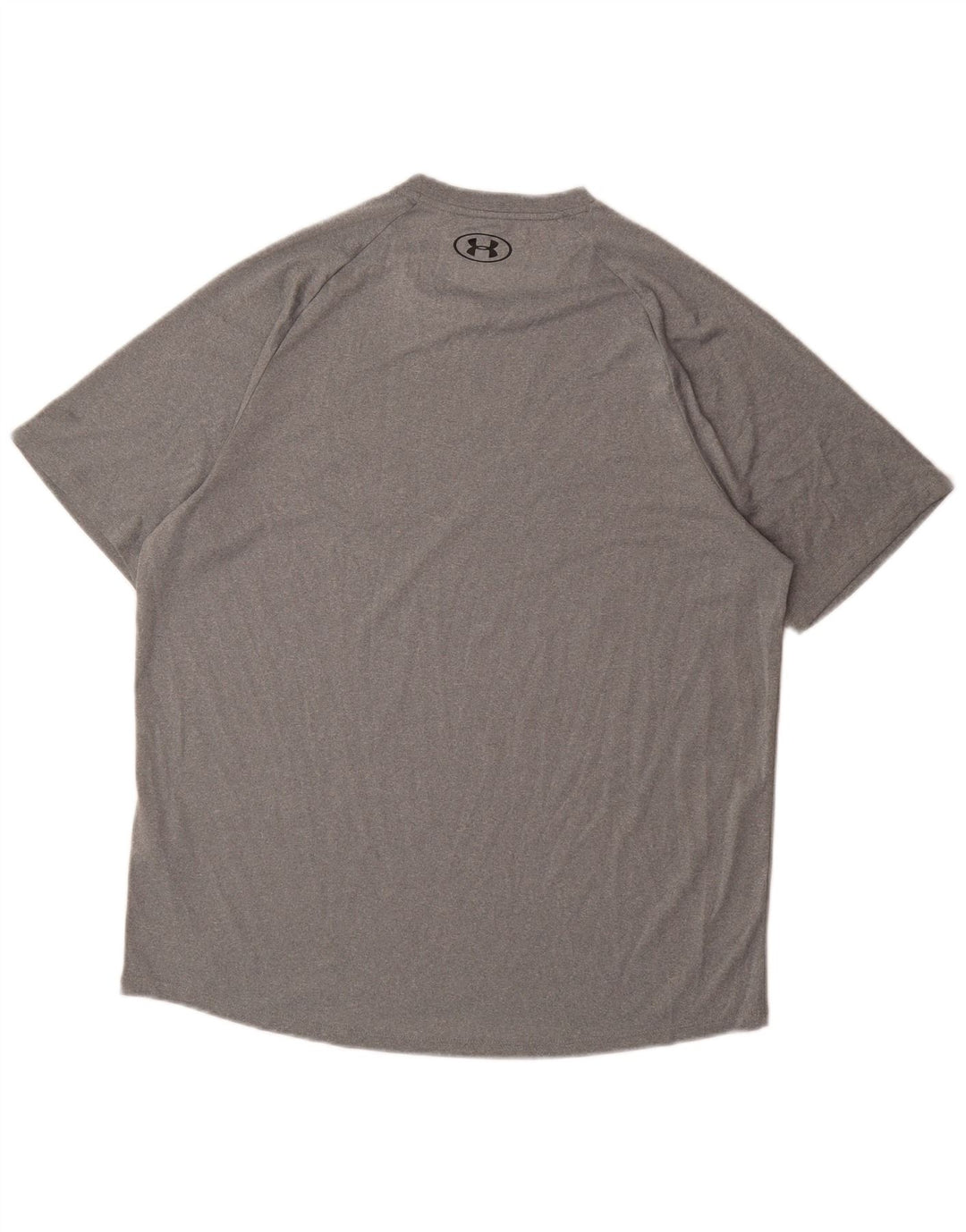 UNDER ARMOUR Mens T-Shirt Top Large Grey Polyester