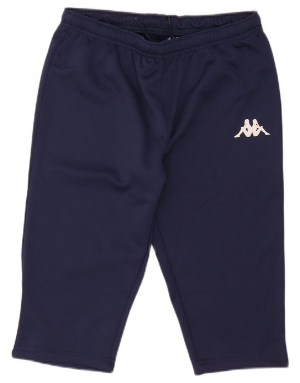Kappa Boys Bermuda Sport Shorts 11-12 Years Navy Blue Polyester