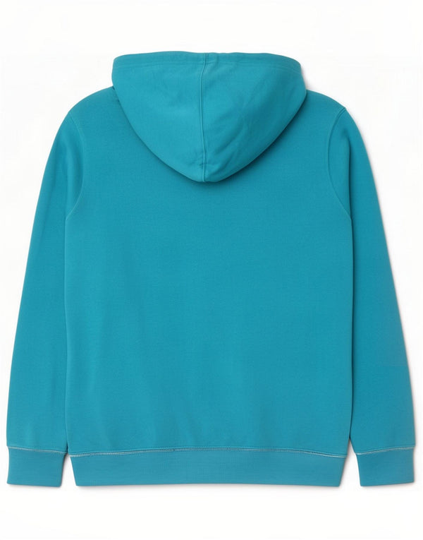 Converse Mens Graphic Hoodie Jumper Medium Blue Cotton