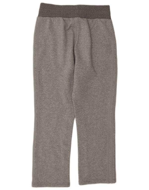 Adidas Womens Tracksuit Trousers UK 14 Medium  Grey Colourblock Cotton