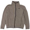 Kappa Mens Tracksuit Top Jacket Large Grey Flecked Cotton