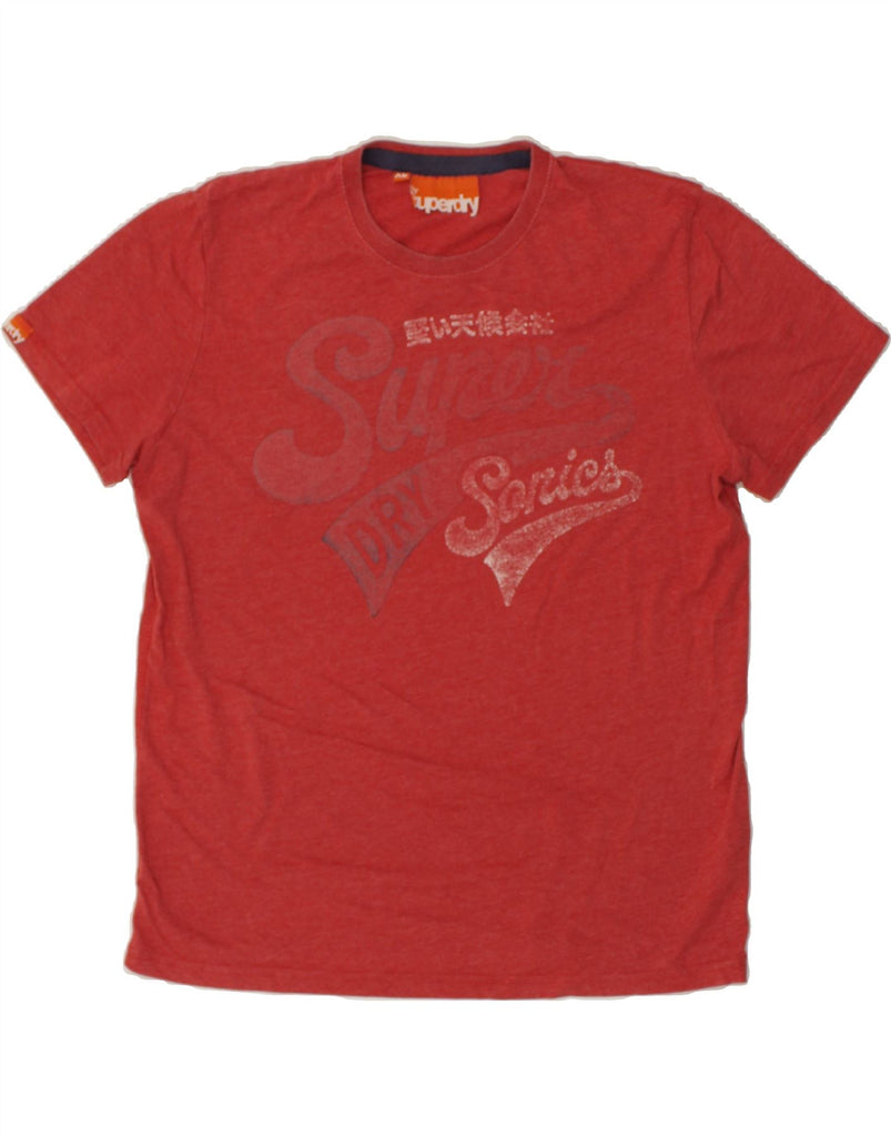 SUPERDRY Mens Graphic T-Shirt Top XL Red Cotton | Vintage Superdry | Thrift | Second-Hand Superdry | Used Clothing | Messina Hembry 