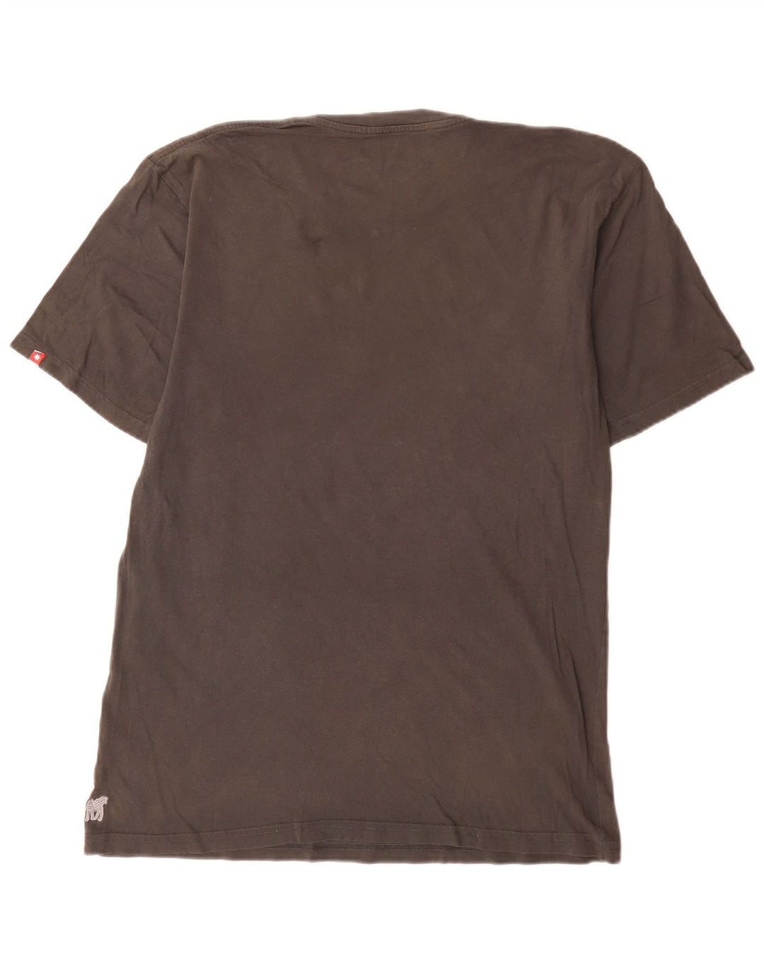 DC Mens Graphic T-Shirt Top Large Grey Cotton