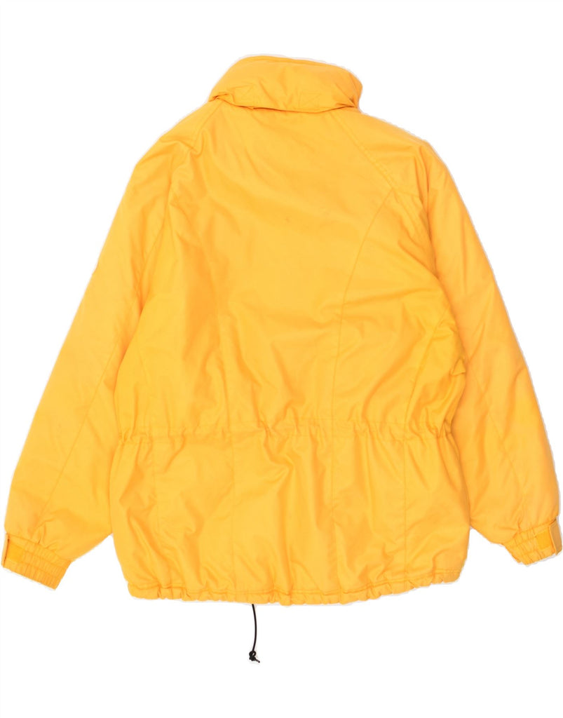 TRESPASS Womens Loose Fit Hooded Ski Jacket UK 10 Small Yellow Polyamide | Vintage Trespass | Thrift | Second-Hand Trespass | Used Clothing | Messina Hembry 