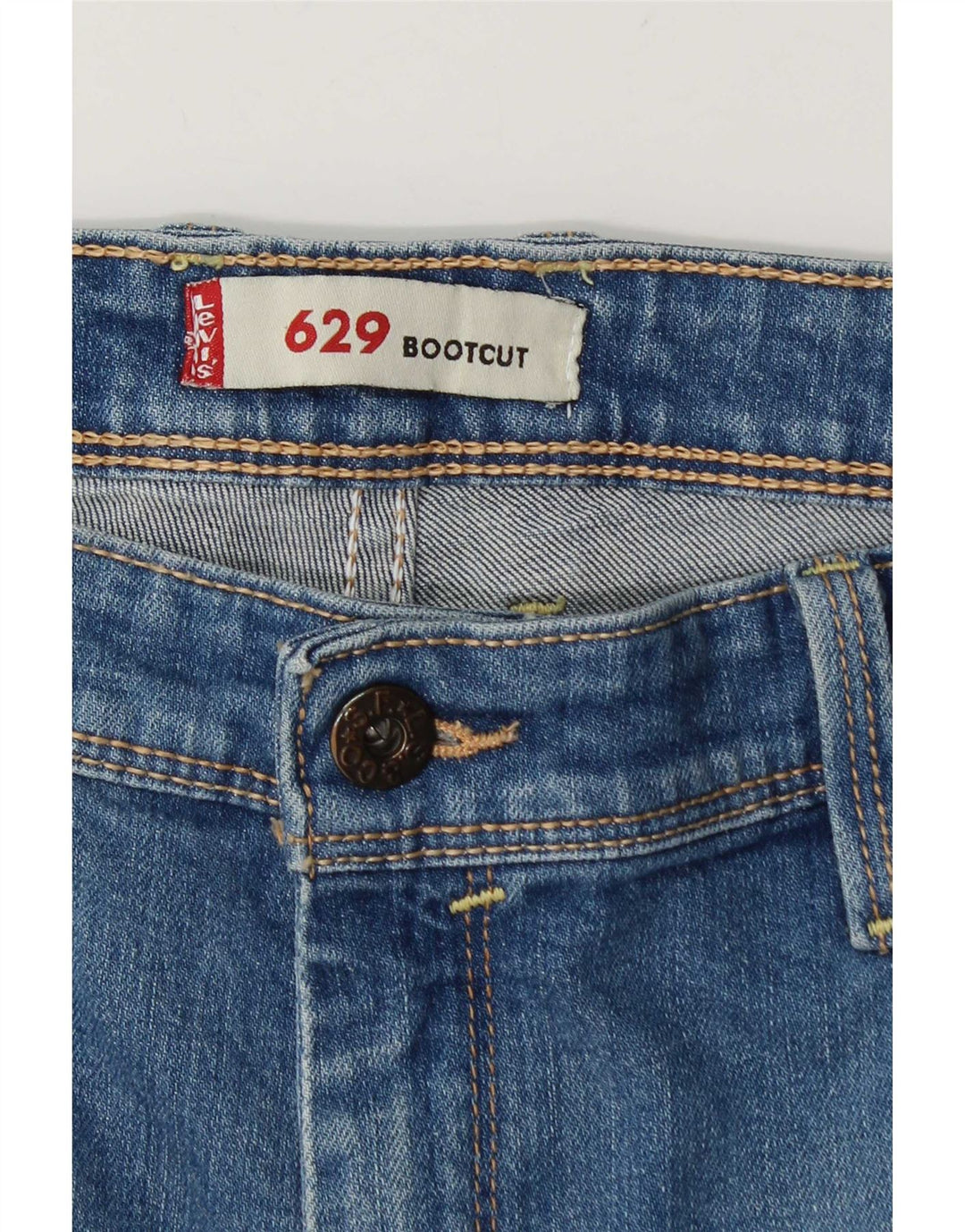 Levi's Mens 629 Bootcut Jeans W32 L32 Blue