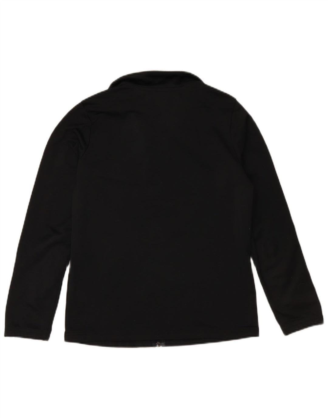 NIKE Girls Tracksuit Top Jacket 12-13 Years Large Black Polyester