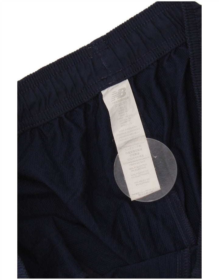 New Balance Mens Tracksuit Trousers Large  Navy Blue Polyester