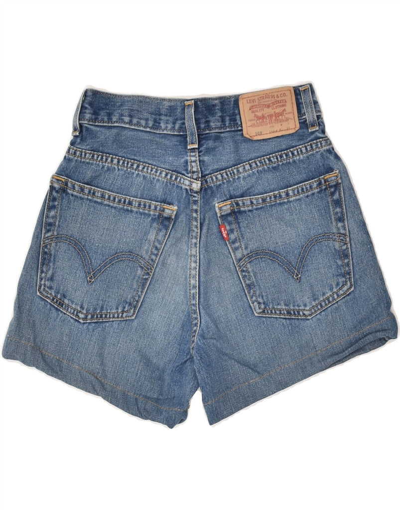 LEVI'S Boys 569 Loose Fit Denim Shorts 13-14 Years W25 Blue | Vintage Levi's | Thrift | Second-Hand Levi's | Used Clothing | Messina Hembry 