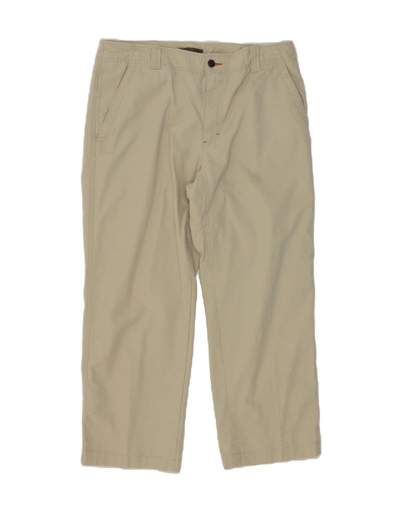L.L.BEAN Mens Natural Fit Straight Chino Trousers W36 L29 Beige Cotton Vintage L.L.Bean and Second-Hand L.L.Bean from Messina Hembry 