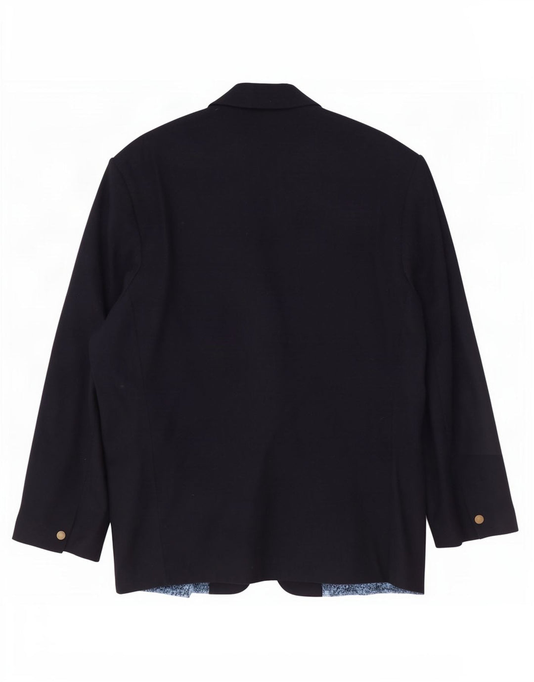 Pollini Mens 2 Button Blazer Jacket UK 38 Medium Navy Blue Wool