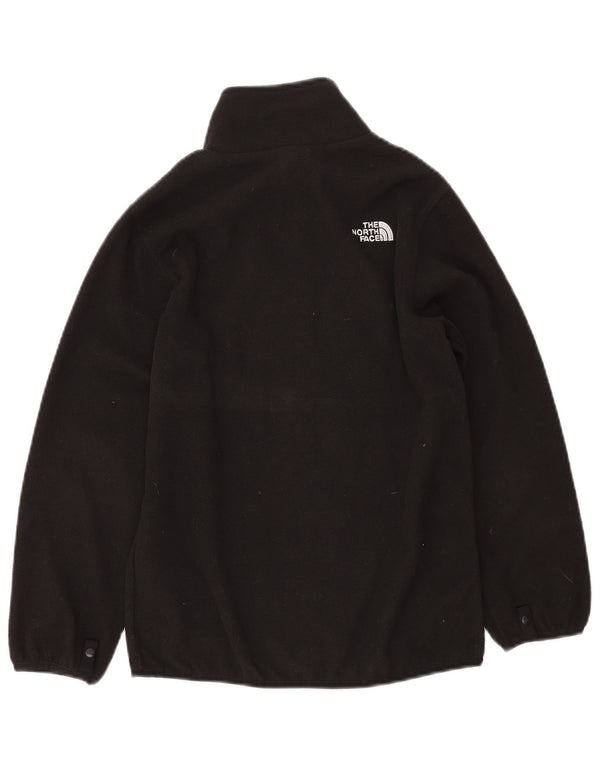 THE NORTH FACE Boys Fleece Jacket 11-12 Years Large Black Polyester