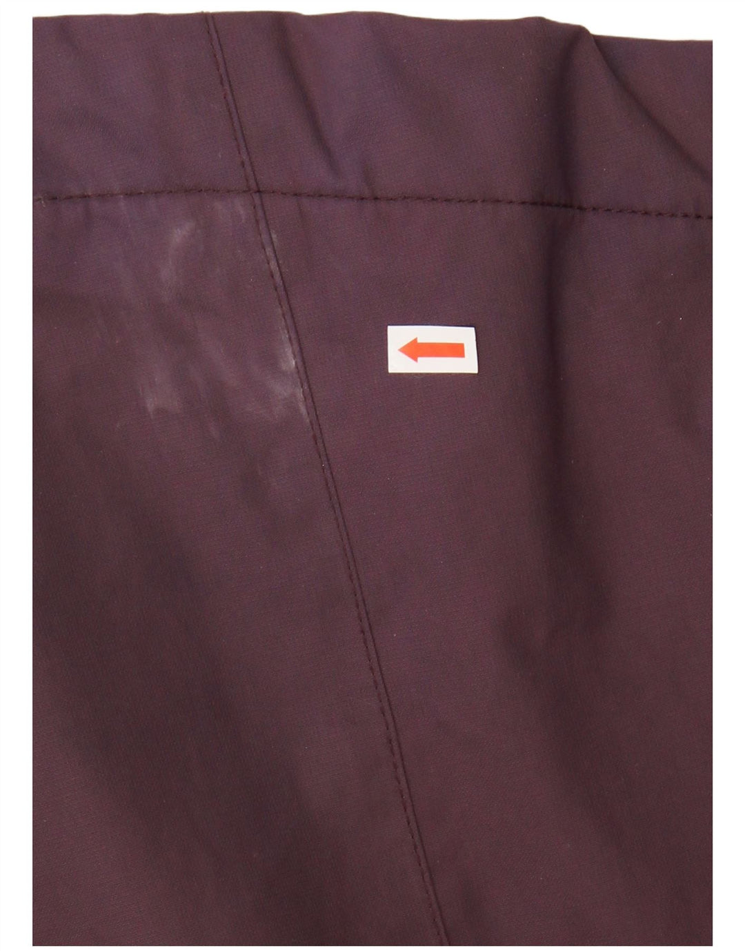 SEASALT CORNWALL Womens Hooded Sherpa Raincoat UK 16 Large Burgundy