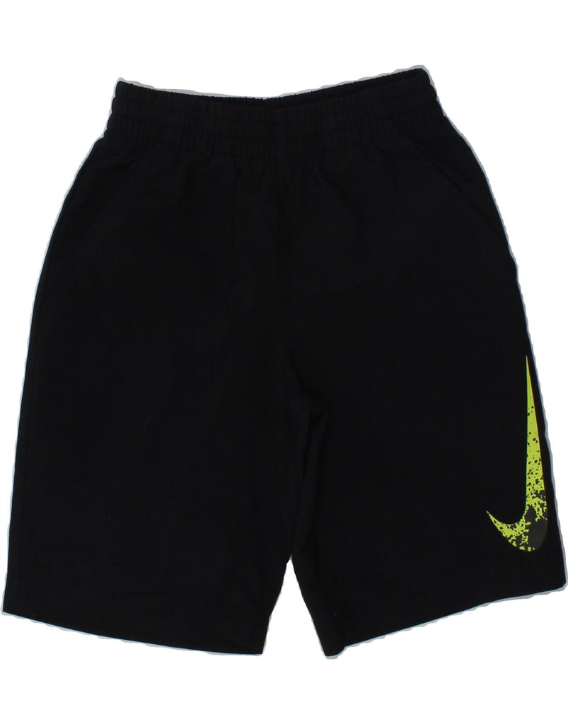 NIKE Boys Sport Shorts 6-7 Years XS  Black | Vintage Nike | Thrift | Second-Hand Nike | Used Clothing | Messina Hembry 