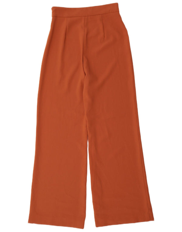 Zara Womens Wide Leg Casual Trousers Medium W28 L34 Brown