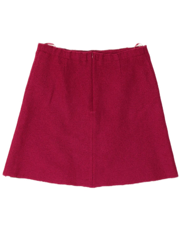 Laura Ashley Womens A-Line Skirt UK 16 Large W34  Pink Viscose