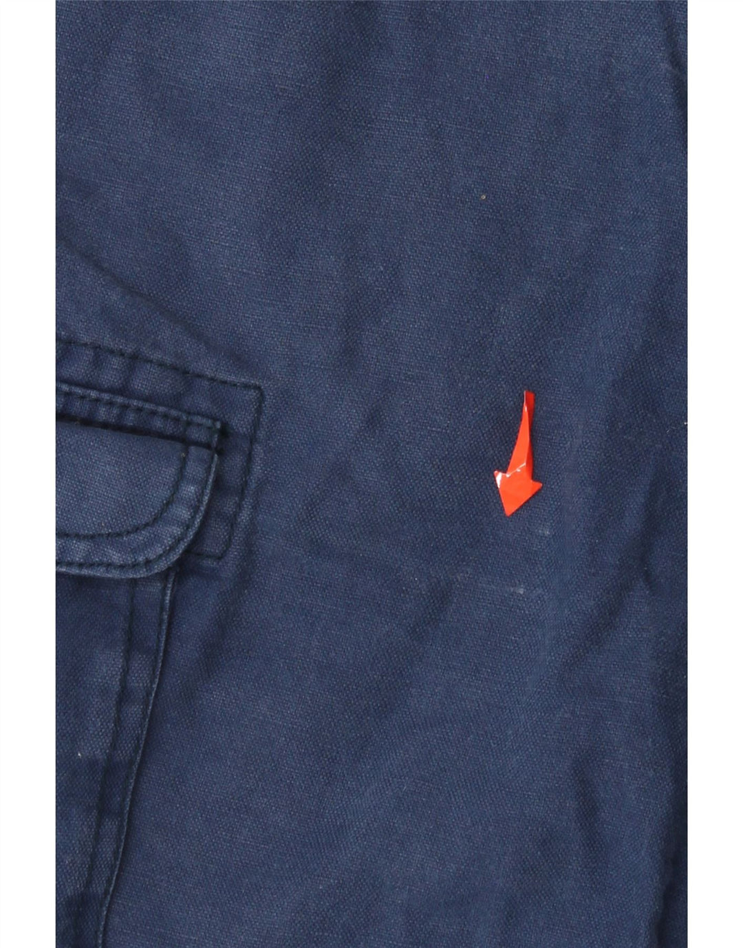 J. Crew Mens Cargo Shorts Medium W32  Navy Blue Cotton