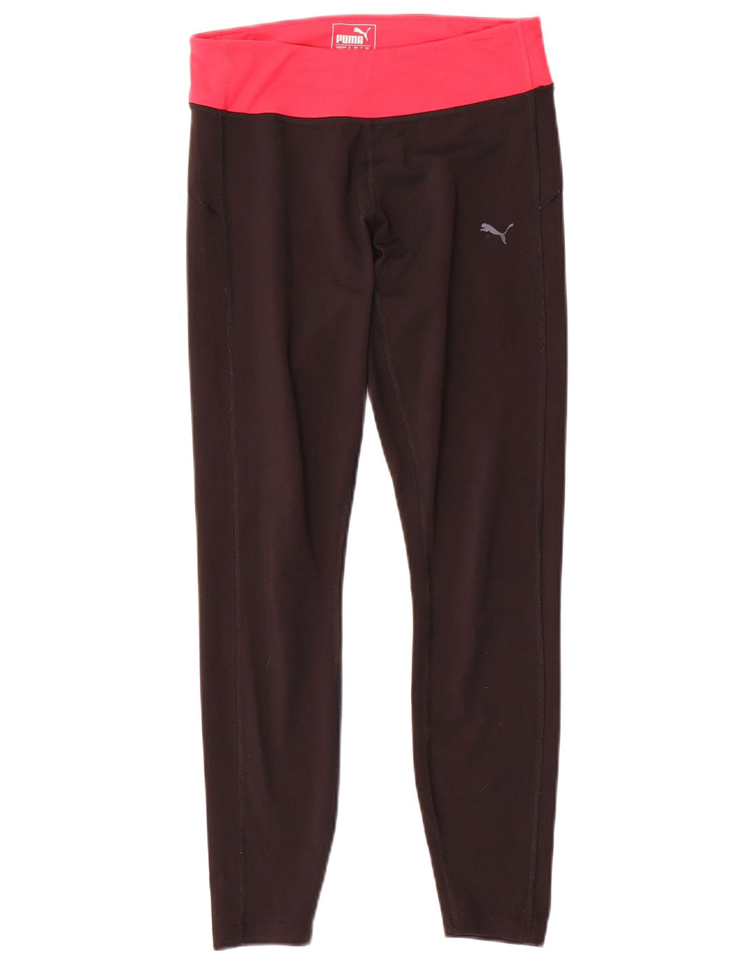 Puma Womens Leggings UK 10 Small Black Colourblock
