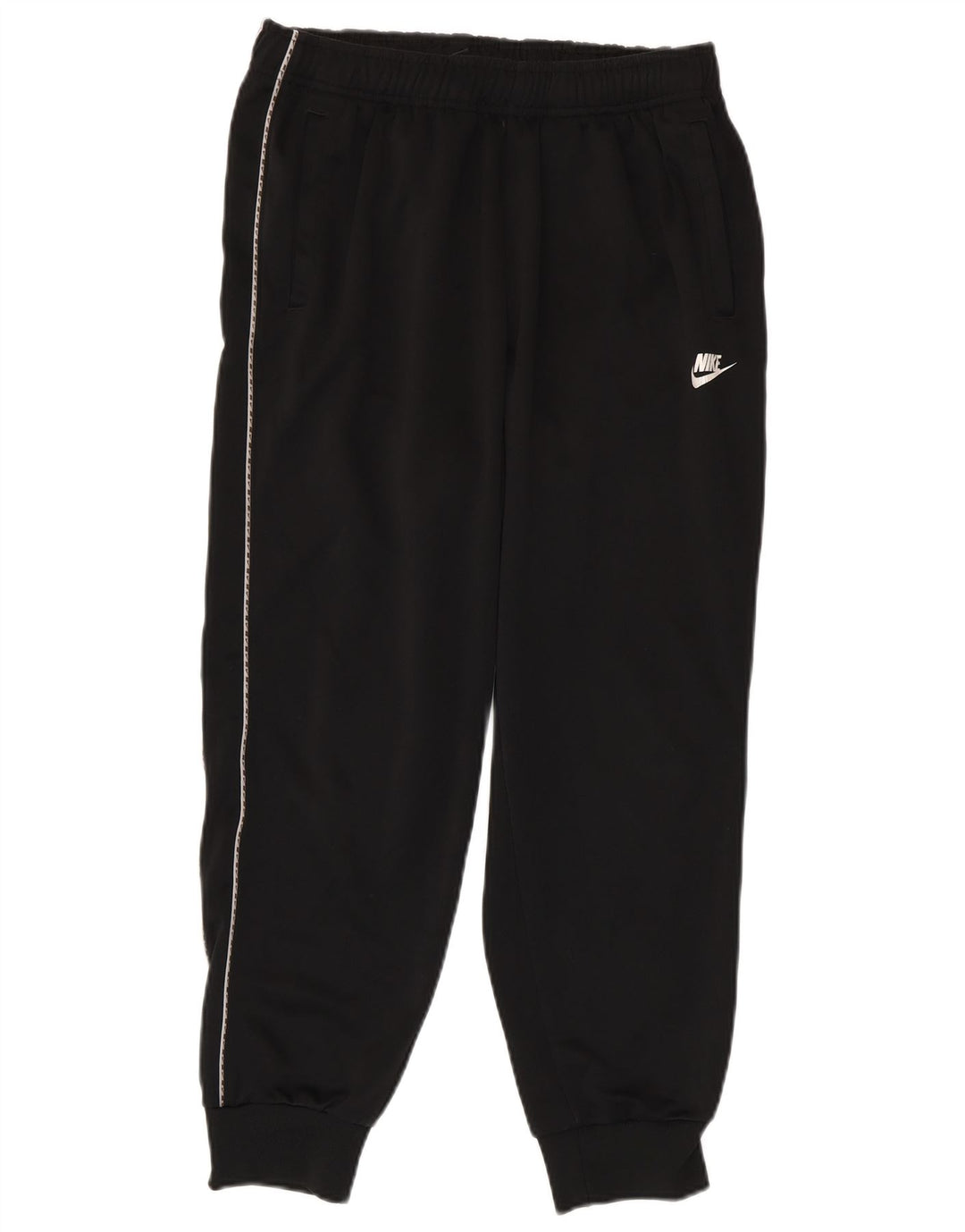 Nike Mens Tracksuit Trousers Joggers Medium Black Polyester