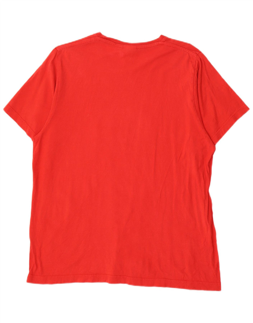 Adidas Mens Graphic T-Shirt Top Large Red Cotton