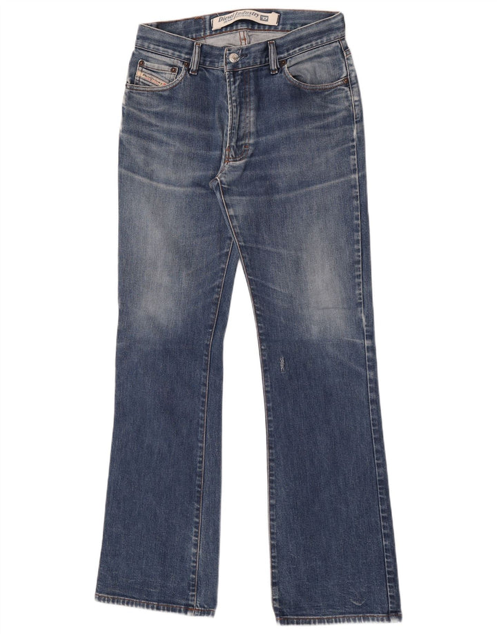 Diesel Mens Bootcut Jeans W31 L32 Blue Cotton