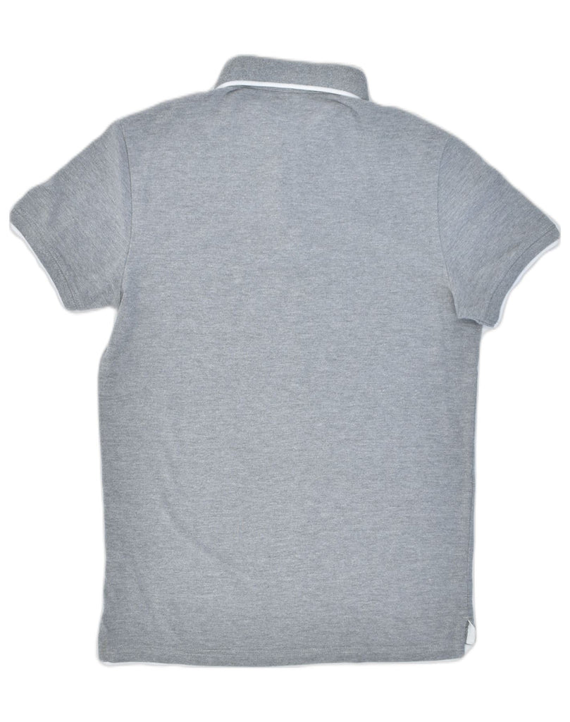 JACK WILLS Mens Polo Shirt Small Grey Cotton | Vintage | Thrift | Second-Hand | Used Clothing | Messina Hembry 