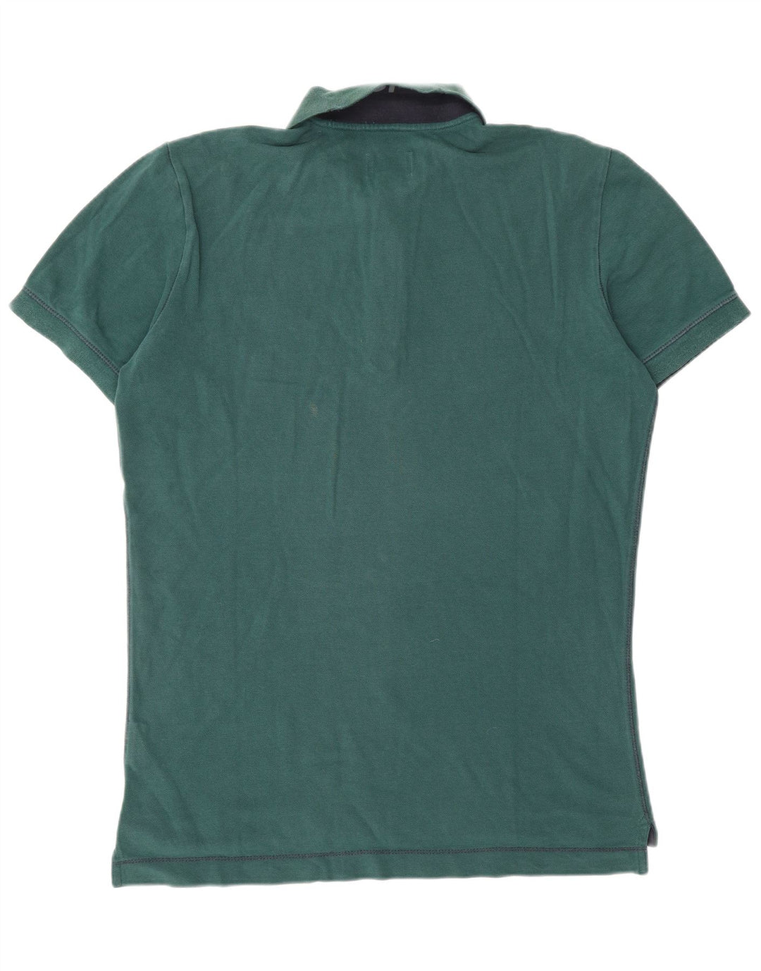 ENERGIE Mens Polo Shirt Large Green Cotton