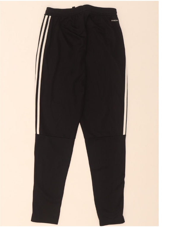 Adidas Mens Aeroready Tracksuit Trousers Small Black Polyester