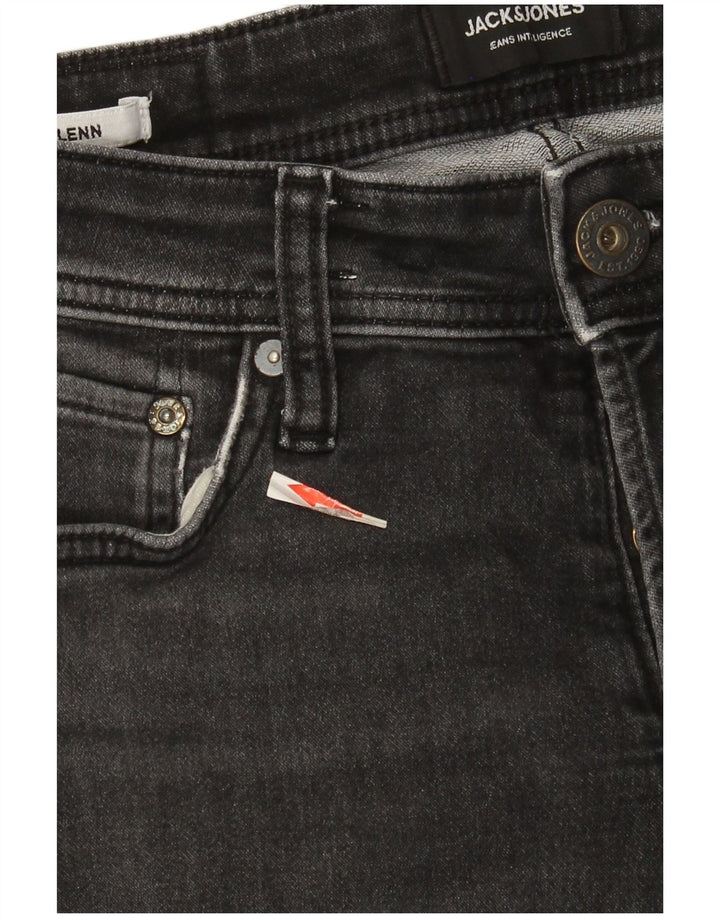 Jack & Jones Mens GLENN Slim Jeans W29 L32 Grey Cotton
